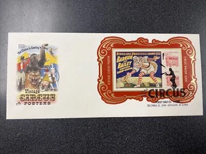 FDC 4905c Circus Souvenir Sheet On ArtCraft Cover - Picture 1 of 4