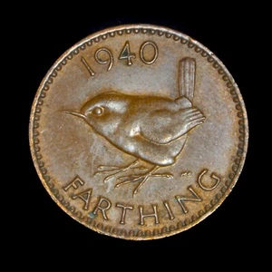 GB GEORGE VI BRONZE FARTHING 1940 ++ HIGH GRADE!! ++ [053-63] - Picture 1 of 2