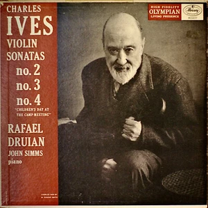 IVES: Violin Sonatas No. 2, No. 3, No. 4-M1957LP MONO Rafael Druian Violin - Imagen 1 de 1