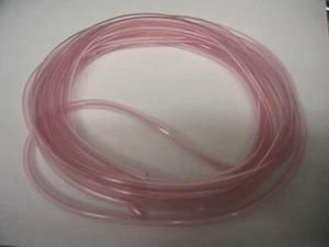 TUBERÍA DE COMBUSTIBLE DE GASOLINA DE TINTE ROSA para accesorios de 5 mm - 7 mm 0,5 m de longitud - Imagen 1 de 1