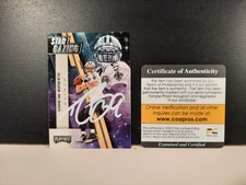 Drew Brees (New Orleans Saints) Signed Autographed Card /W COA