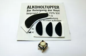 1x Logitech M570 Trackball Maus Ersatz- Mittel- Klick + 1 Set Mausfüße - Bild 1 von 6