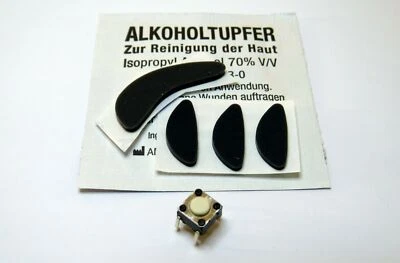 1x Mouse Trackball Logitech M570 ricambio - clic medio + 1 set piedini mouse - Immagine 1 di 4