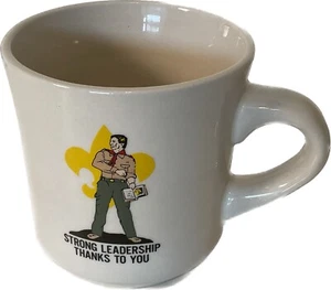 Vintage Boy Scouts of America Kaffeetasse "Starke Führung dank dir" - Bild 1 von 8