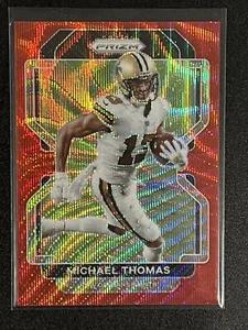 2021 Prizm Michael Thomas /149 Red Wave #301 New Orleans Saints - Picture 1 of 2