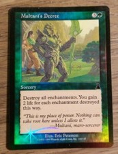 Magic the Gathering MTG FOIL Multani's Decree -- Urza's Destiny -- MP