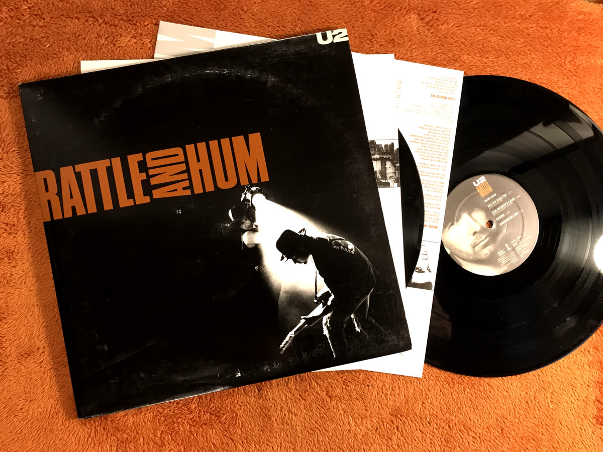 U2 Rattle and Hum 910031 orig gatefold 1988 Island Records 2