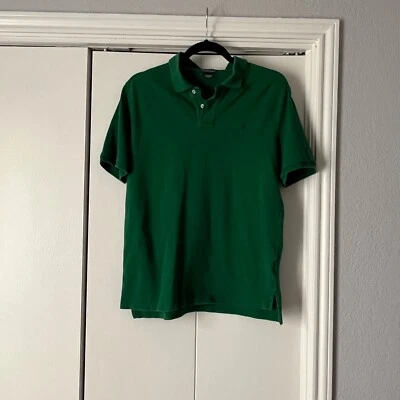 Polo Ralph Lauren 儿童绿色 Polo 衫短袖经典 XL — 第 1/4 张图片