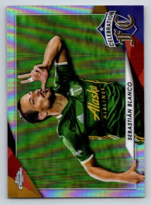 2021 Topps Chrome MLS Celebration FC #CFC14 Sebastian Blanco - Image 1 of 2