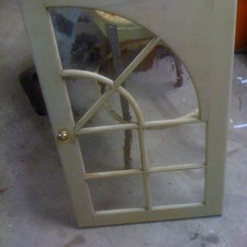 Vintage Cabinet Door with Glass
