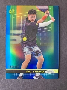 Wu Yibing First Rookie Card RC 2024 Topps Chrome Tennis Blue /250 #11 - Picture 1 of 4