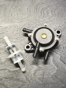 Go Kart Fuel Pump & Fuel Filter Predator 212 Clone Honda Briggs & Stratton - Foto 1 di 1
