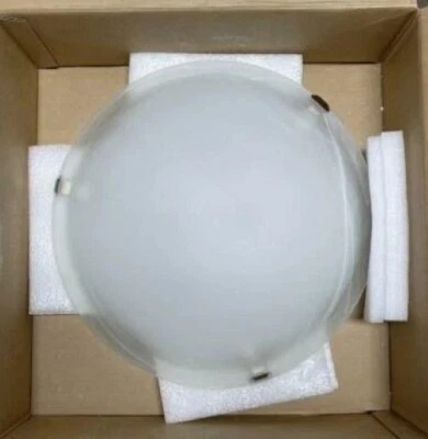 Hampton Bay Chalene 15 pulgadas Clip de peltre integrado LED montaje empotrado de 1 luz Foto 1 de 4