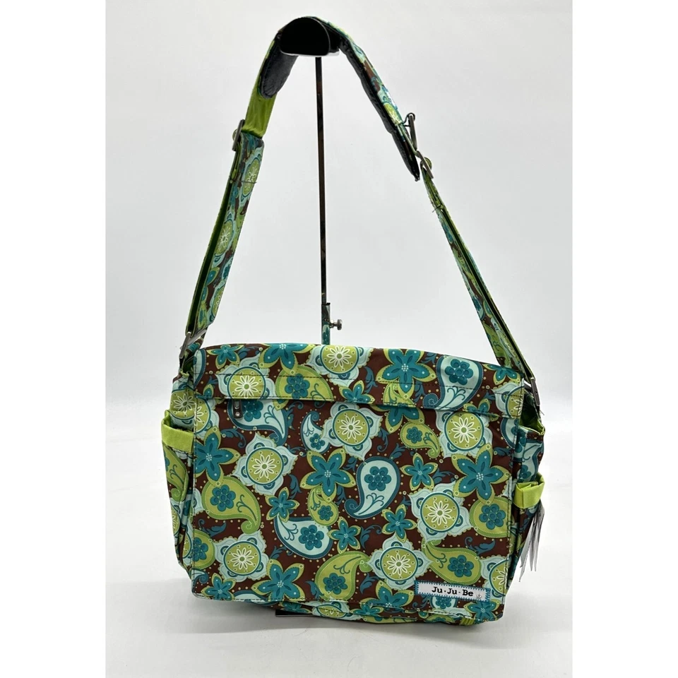 Ju Ju Be Diaper Bag Be All Messenger Paisley Multicolor Pockets NWT - Image 1 of 4
