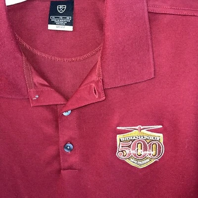 "Nike Golf DRI-FIT Indianapolis Motor Speedway Polo 90th Running XL 48""x31""" Foto 1 de 4