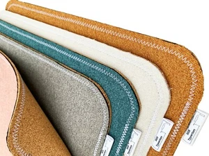Tapis de machine à écrire - Jaune - fabriqué en France - Imagen 1 de 4