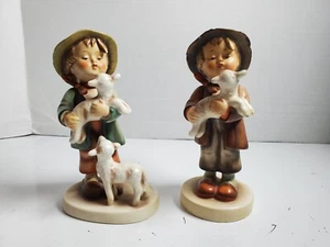Imperfect - Hummel Figurines #64 Shepherd's Boy & #68 The Lost Sheep - USED Read - Picture 1 of 15