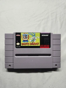 Tiny Toon Adventures Buster Busts Loose Nintendo SNES Authentic Tested Mint 1991 - Picture 1 of 4