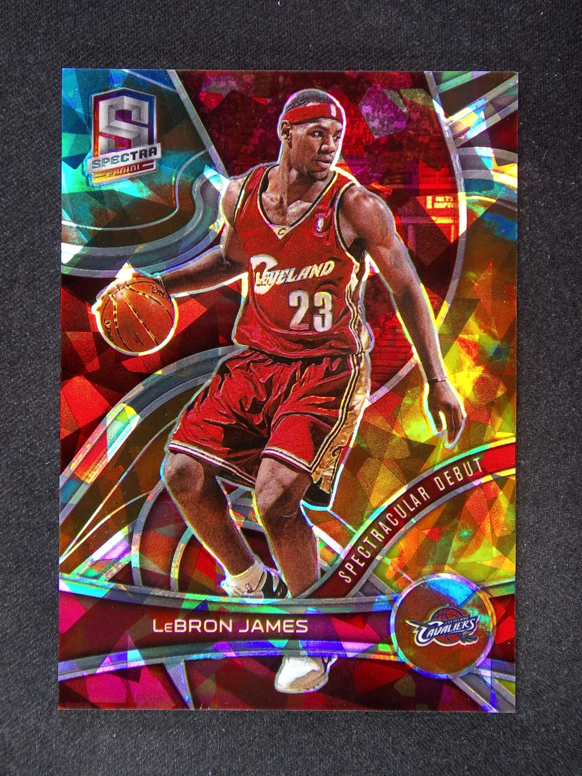 2021-22 Panini Spectra LeBron James #154 Spectracular Debut Astral /35
