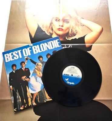 Blondie - The Best Of Blondie UK 1981 Chrysalis Compilation LP with Poster - Image 1 of 4