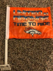 Denver Broncos United in Orange 11x14 Auto Flagge Superior ORIGINAL NFL Lizenz USA verkauft - Bild 1 von 3