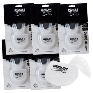 6x Asylum Boxing Mouth Guard MMA Fitness Fighter Teeth Protection Safety Gear - Picture 1 of 5