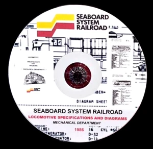 Seaboard System 1986 Lokspezifikationen und Diagramme PDF Seiten DVD - Bild 1 von 10