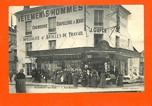 BEAUMONT-SUR-OISE (95) CPA / MAGASIN GUPCH RUE NATIONALE - Picture 1 of 2