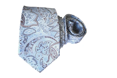 JOSEPH ABBOUD CORBATA HOMBRE AZUL/PAISLEY ANCHO: 3.50" LARGO 60" Foto 1 de 3