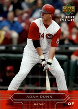 2005 Upper Deck First Pitch Baseball Card #50 Adam Dunn