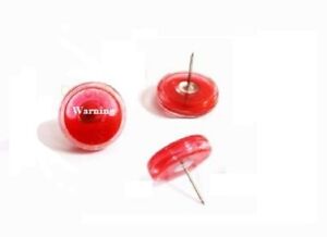 500 pcs Eas Security Ink Tag Converter Pin with Red Warning