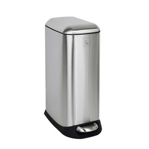 SVITA TS20 Edelstahl Mülleimer Treteimer Abfalleimer 20l inkl. Inneneimer Silber - Bild 1 von 6