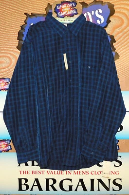 Camisas de manga larga Haggar para hombre azul índigo a cuadros $14,99 Foto 1 de 2