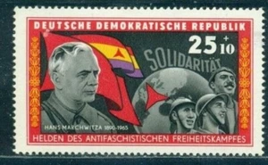 1966 España Guerra Civil, Hans Marchwitza, miembros de las Brigadas, RDA, Mi.1200, Estampillada sin montar o nunca montada - Imagen 1 de 1