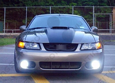 2PC LED Fog Lamps Driving Lights for 1999-2004 Ford Mustang GT SVT Cobra Foto 1 de 4