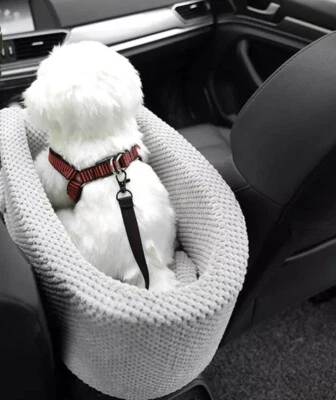 Asiento de coche para perros y gatos consola central antideslizante portabrazos portátil EE. UU. Foto 1 de 4