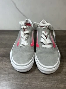 Vans Old Skool bambino taglia 2 grigio rosa stringato scamosciato - Foto 1 di 7