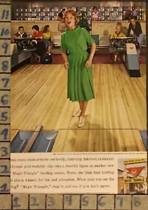 1960 CAROL JENKINS OLYMPIC GOLD MEDAL AMF BOWLING ALLEY SPORT GAME AD ZC97 - Picture 1 of 1