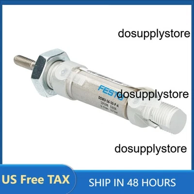 US FREE TAX New FESTO DSNU-16-10-P-A 19198 Pneumatic Cylinder Control Valve - Image 1 of 4