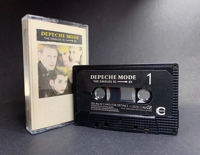 Depeche Mode SINGLES 81-85 Vintage Cassette **UK 1ST ISSUE 1985** PAPER LABELS - Image 1 of 4