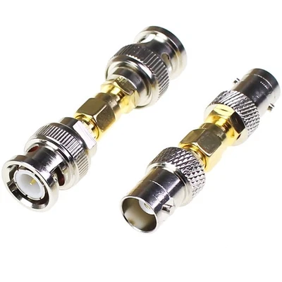 4PCS 50 ohms BNC to SMA Type Male Female RF Coaxial Straight Connector Adapter - Image 1 of 4