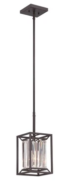 Designers Fountain 87430 Bronze Linares 1-Light Mini Pendant - Image 1 of 2