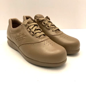 SAS Free Time Walking Shoe Womens 7.5 M Beige Tan USA Tripad Comfort Leather New - Picture 1 of 10