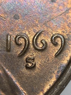 1969 S Lincoln Memorial Penny Major Doubling Error DDO - Image 1 of 4