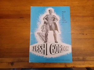 Original 1974 UK Flesh Gordon Pressbook COLORED *RAR* - Bild 1 von 12