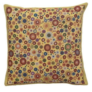 Cushion Cover - Klimt, Polka Dots - Tapestry Throw Pillow Cover - 16x16 in - Picture 1 of 11