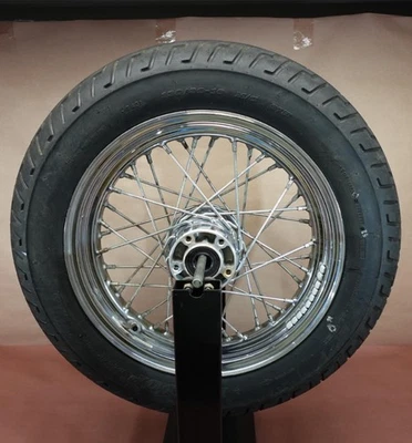 1999-2006 Harley Davidson Road King FLHRI Front DUNLOP Tire Rim Wheel 130/90-16 - Image 1 of 4