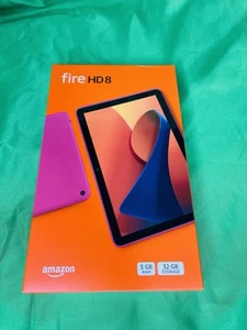 Amazon Fire HD 8 Latest 2024 8" HD tablet with Wi-Fi 3GB / 32 GB, Hibiscus (Red) - Picture 1 of 3