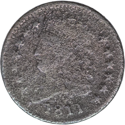 1811 Classic Head Half Cent ~ Fine Detail - Image 1 of 2