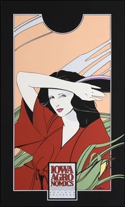 Patrick Nagel Iowa Agronomics Original SIS 1978 Boulder Primera Impresión Deco - Imagen 1 de 1